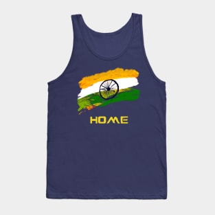 Indian Flag home Tank Top